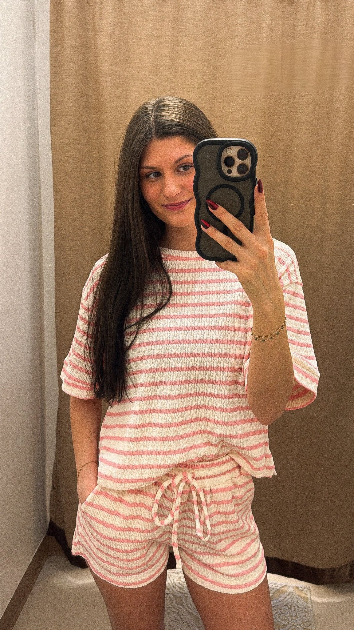 Sulta Striped Short Sleeve Set