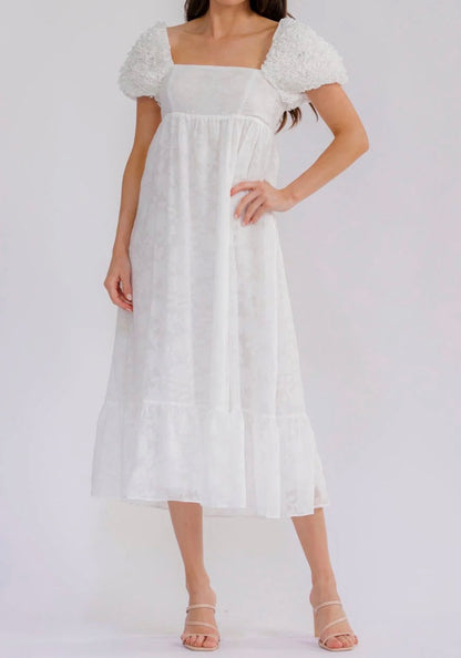 Roses Are White Dress