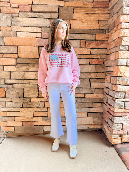 Too Cute In Pink Sweatshirt