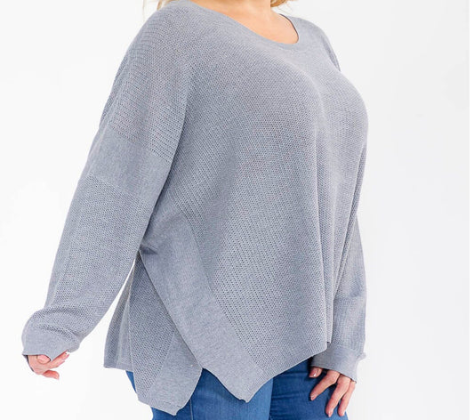 Greta Grey Sweater