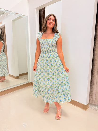 Tallie Tile Pattern Midi Dress