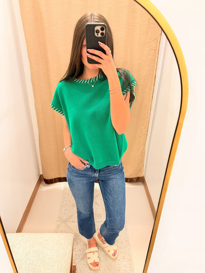 Stitch Detail Oversize Sweater