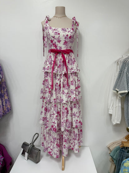 Tera Tiered Midi Dress