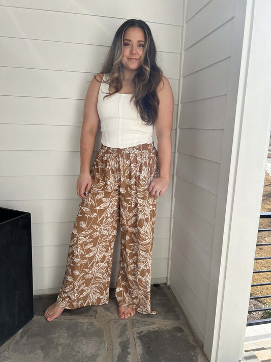 Printed Palazzo Pants