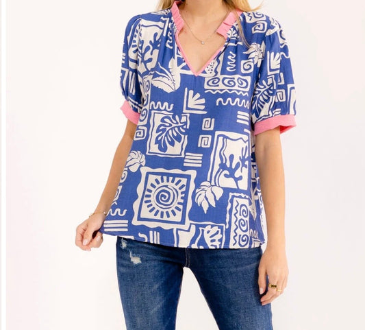 Marley’s Multi-Print Blouse