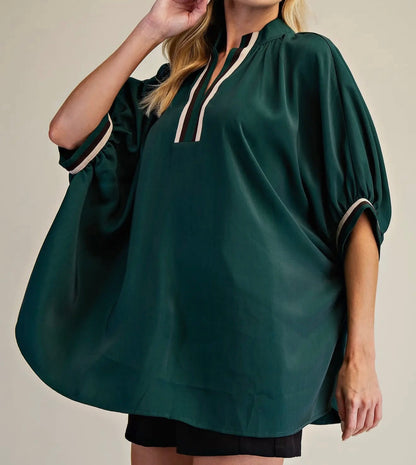Haley’s Hunter Green Top
