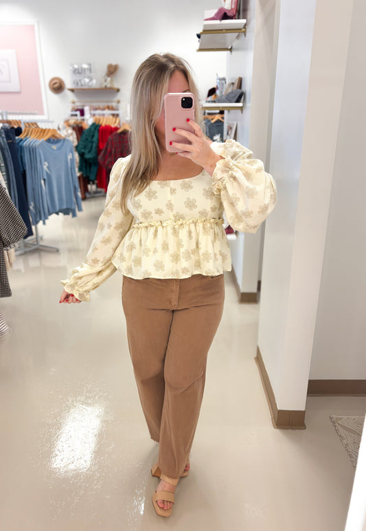 Sandy Floral Blouse