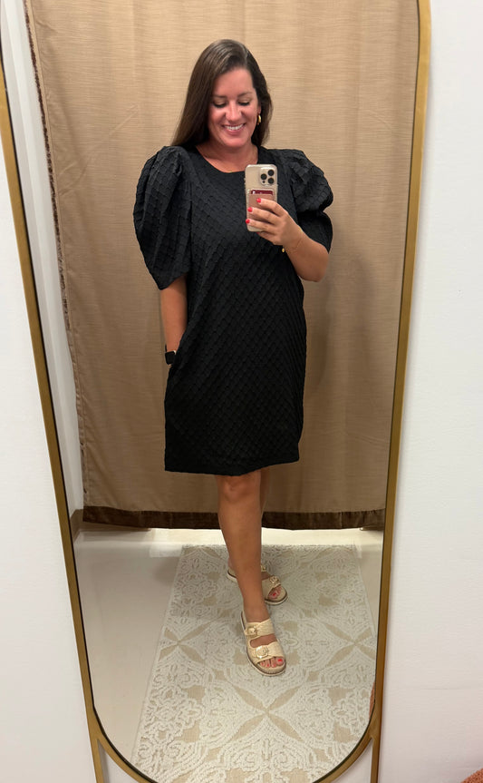 Plus Puff Dress