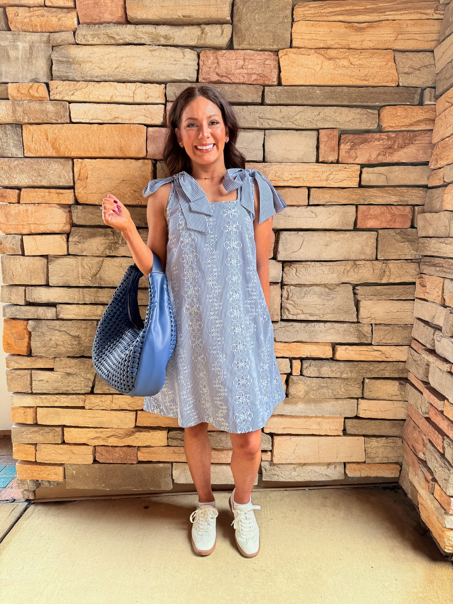 Teasley Tie Shoulder Mini Dress