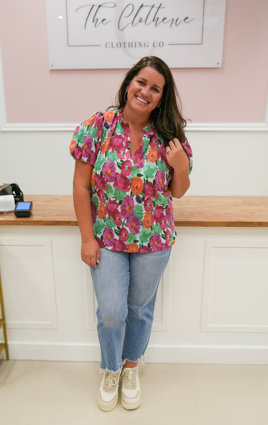 Floral Me Top