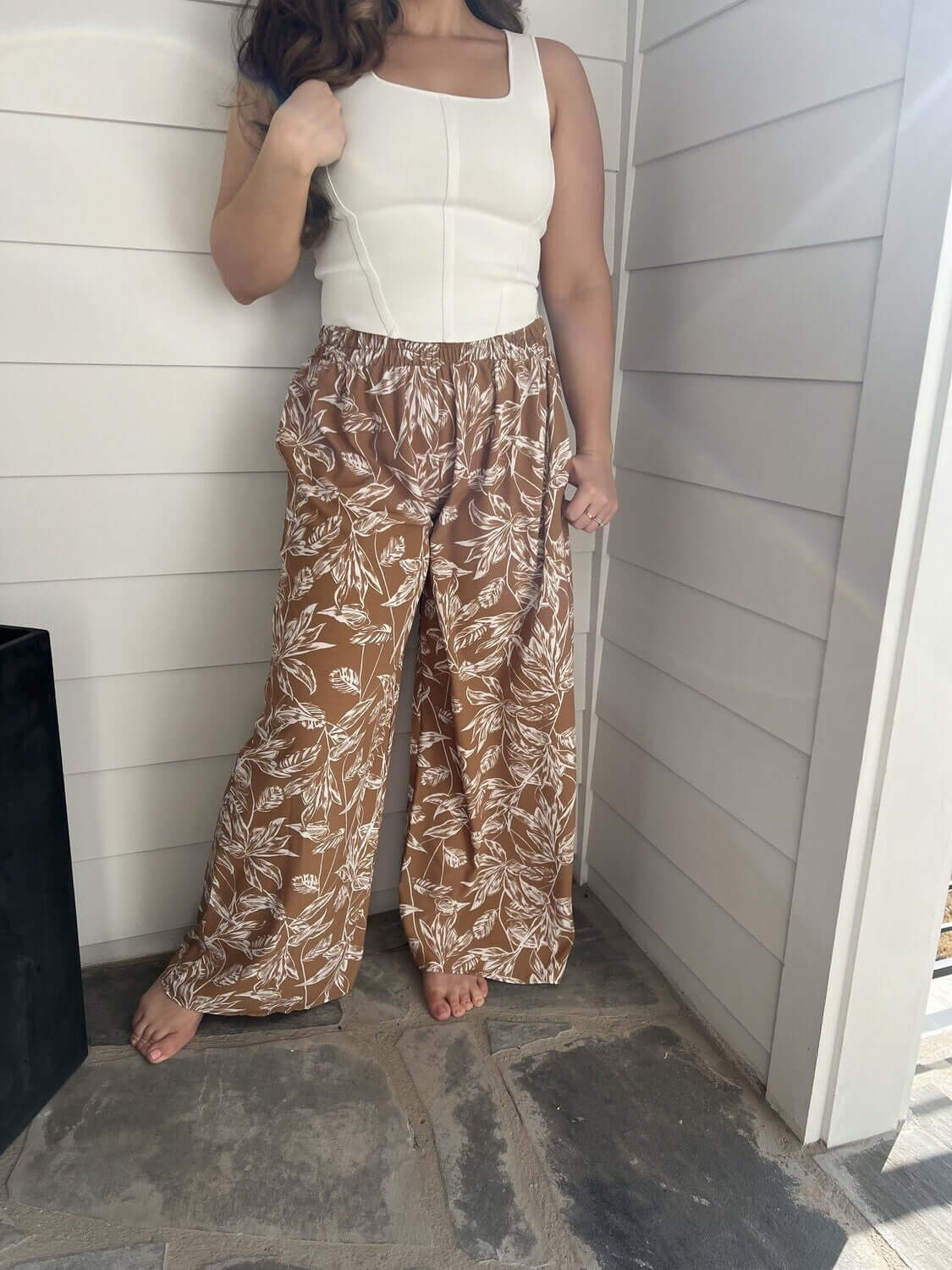 Printed Palazzo Pants