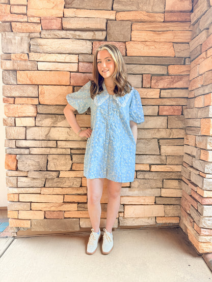 Everly Eyelet Mini Dress