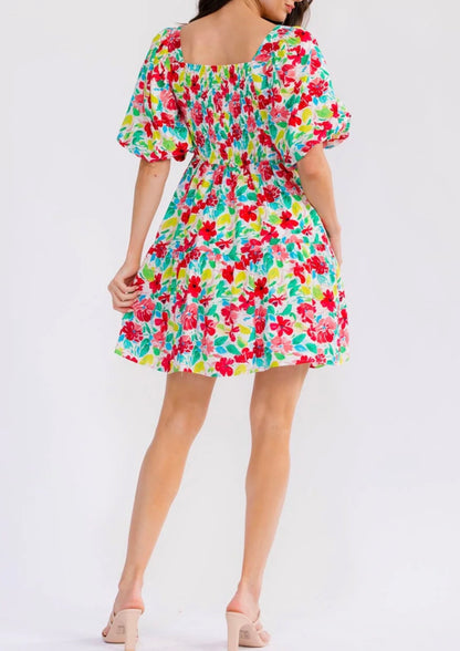 Fit, Flare, & Floral Dress
