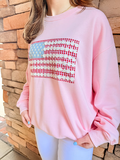 Too Cute In Pink Sweatshirt