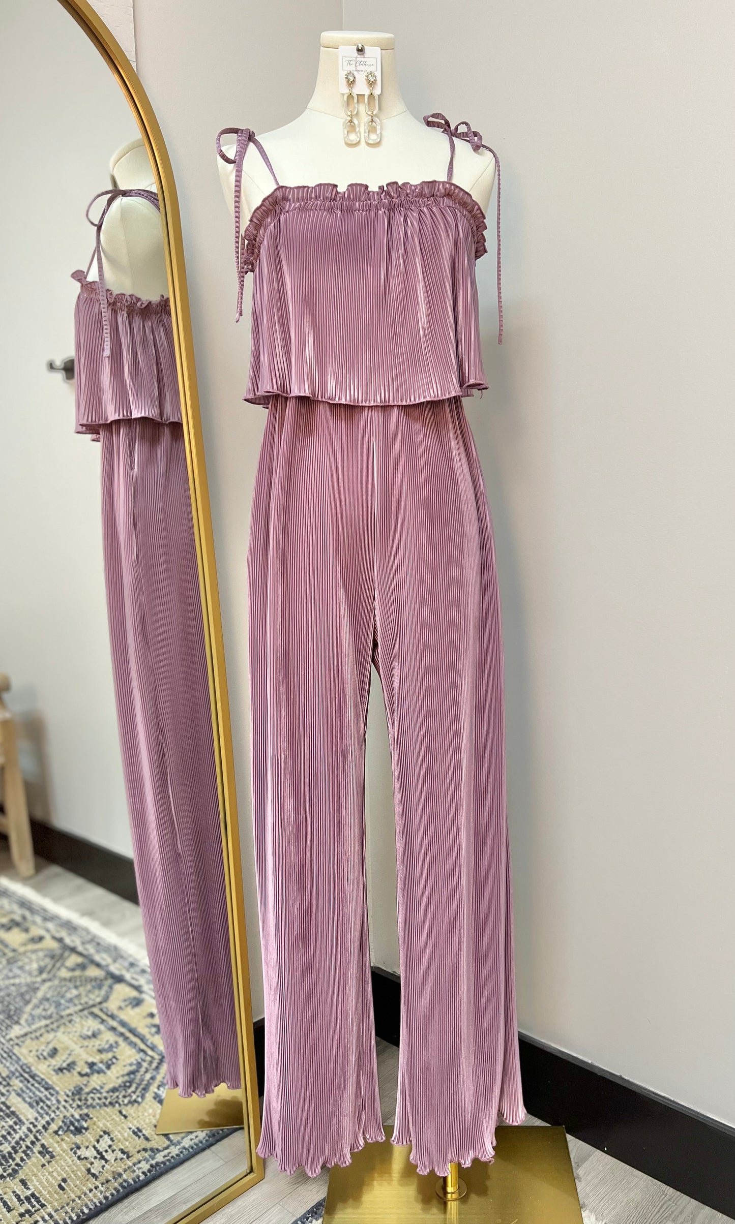 Pretty As You Pleat Jumpsuit