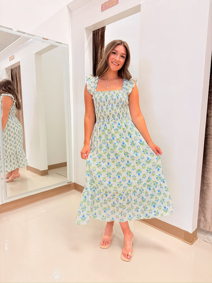 Tallie Tile Pattern Midi Dress