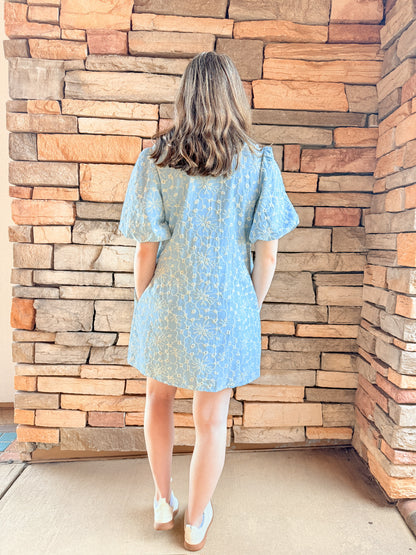 Everly Eyelet Mini Dress