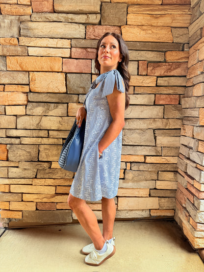 Teasley Tie Shoulder Mini Dress