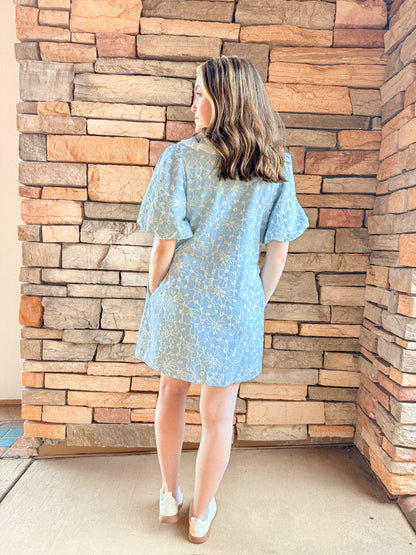 Everly Eyelet Mini Dress