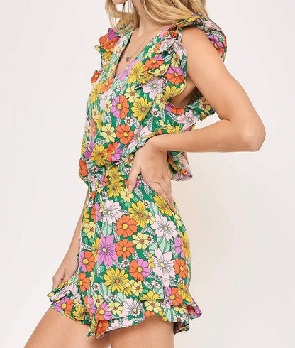 Floral Romper