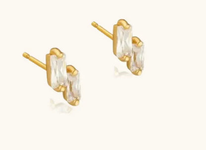 Double Crystal Micro Studs