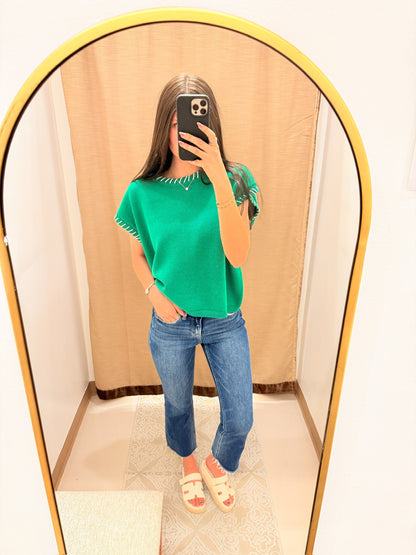 Stitch Detail Oversize Sweater