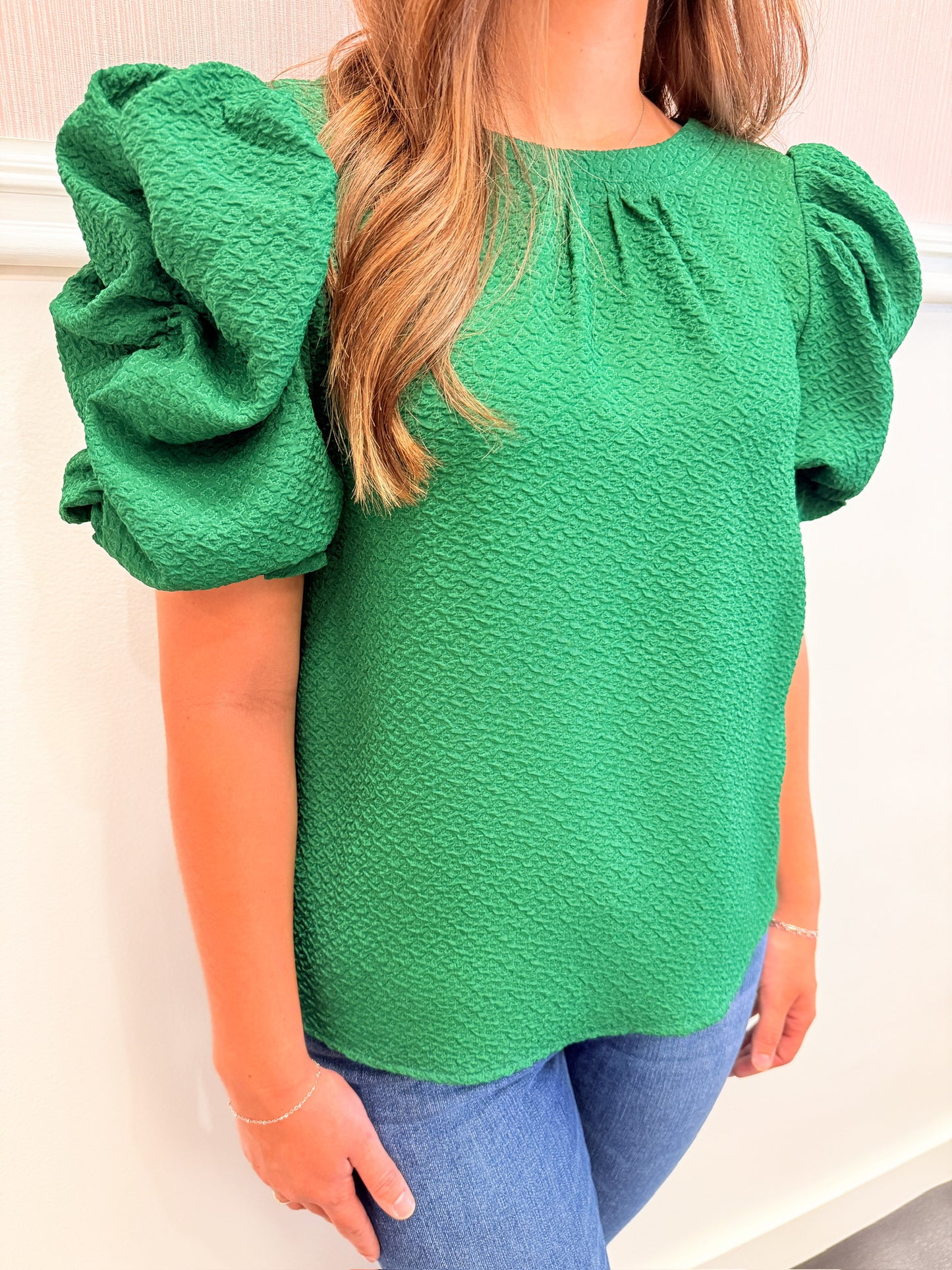 Holiday Green Top