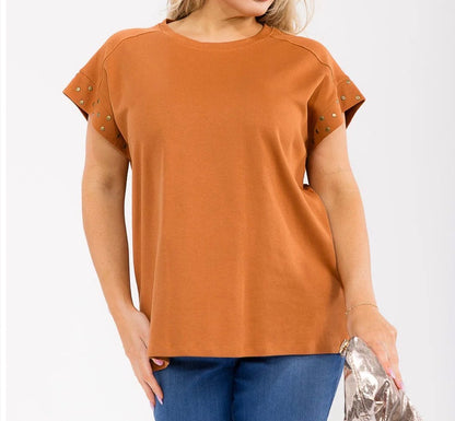 Stunning Studded Top