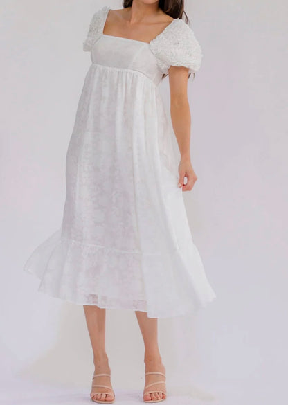 Roses Are White Dress