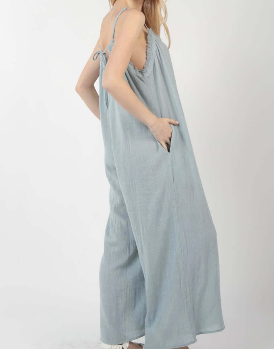 It’s A Winner! Cotton Gauze Jumpsuit