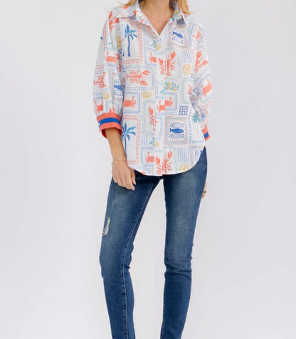 Fishing For A Compliment Blouse