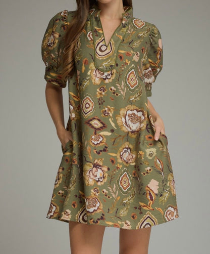 Flowery Floral Dress
