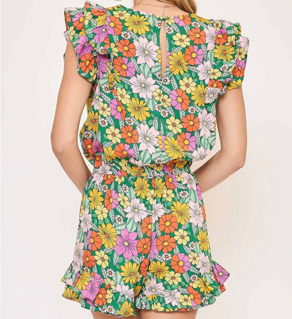 Floral Romper