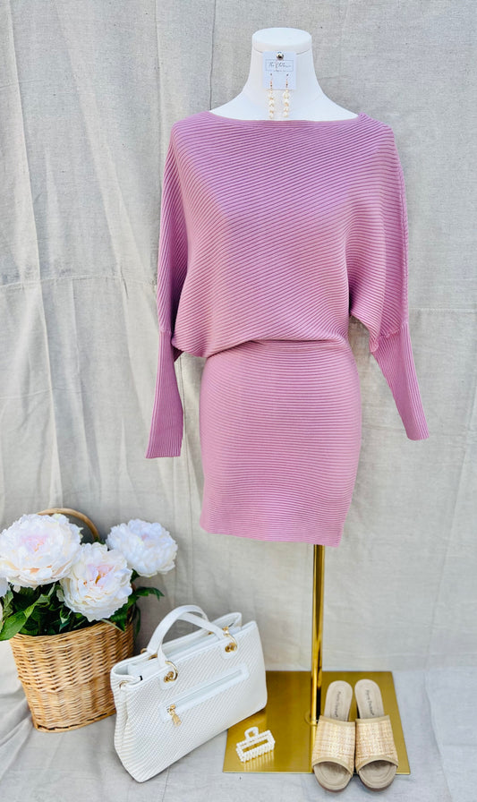 Asymmetrical Knitted Dress