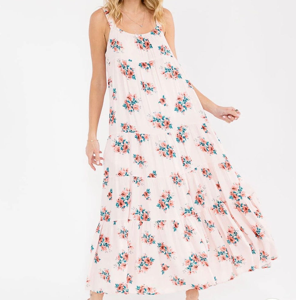 Free Fall Floral Dress