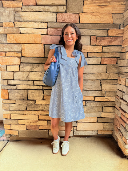 Teasley Tie Shoulder Mini Dress