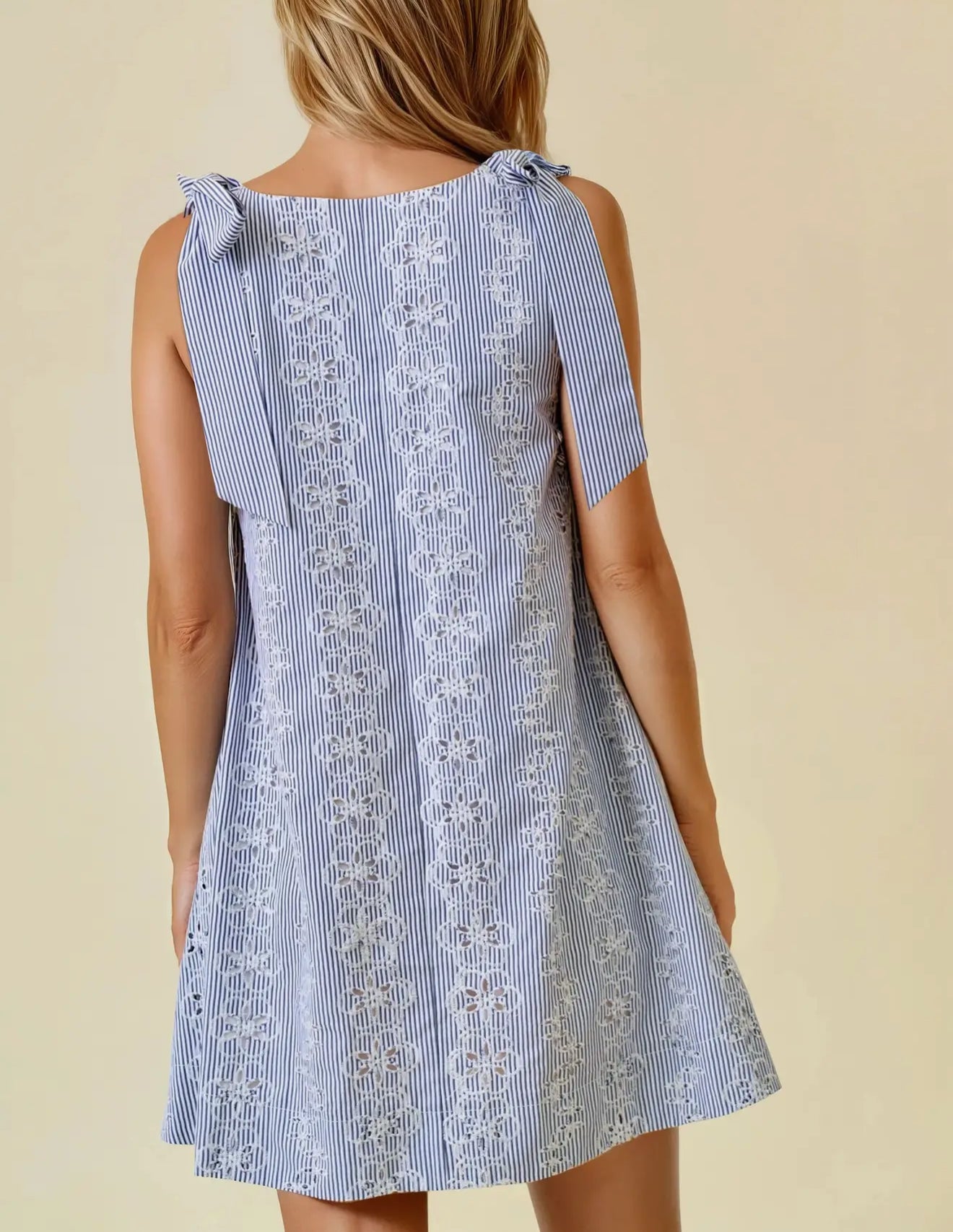 Teasley Tie Shoulder Mini Dress