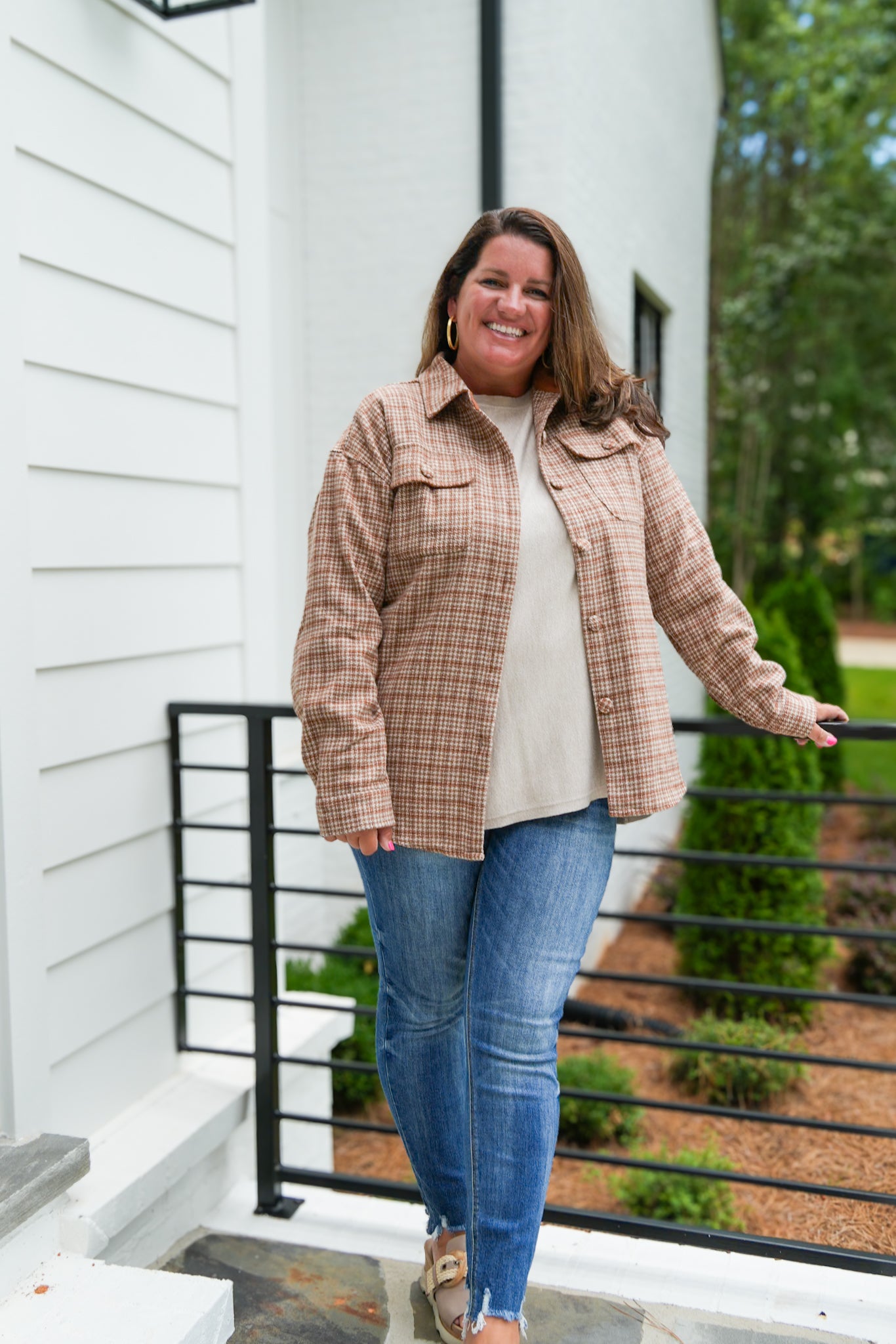 Houndstooth Shacket