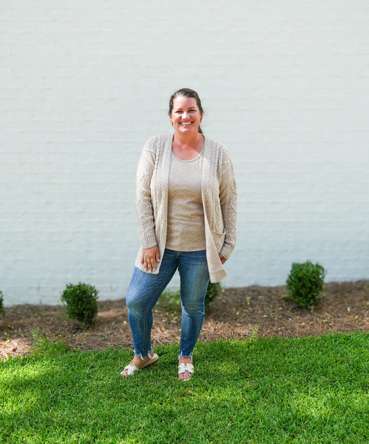 Cable Cardigan