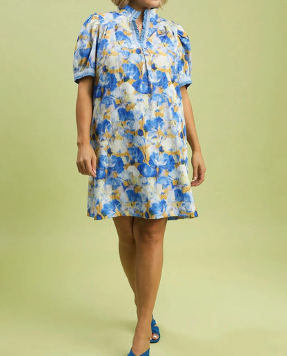 Carley’s Contrast Trim Dress