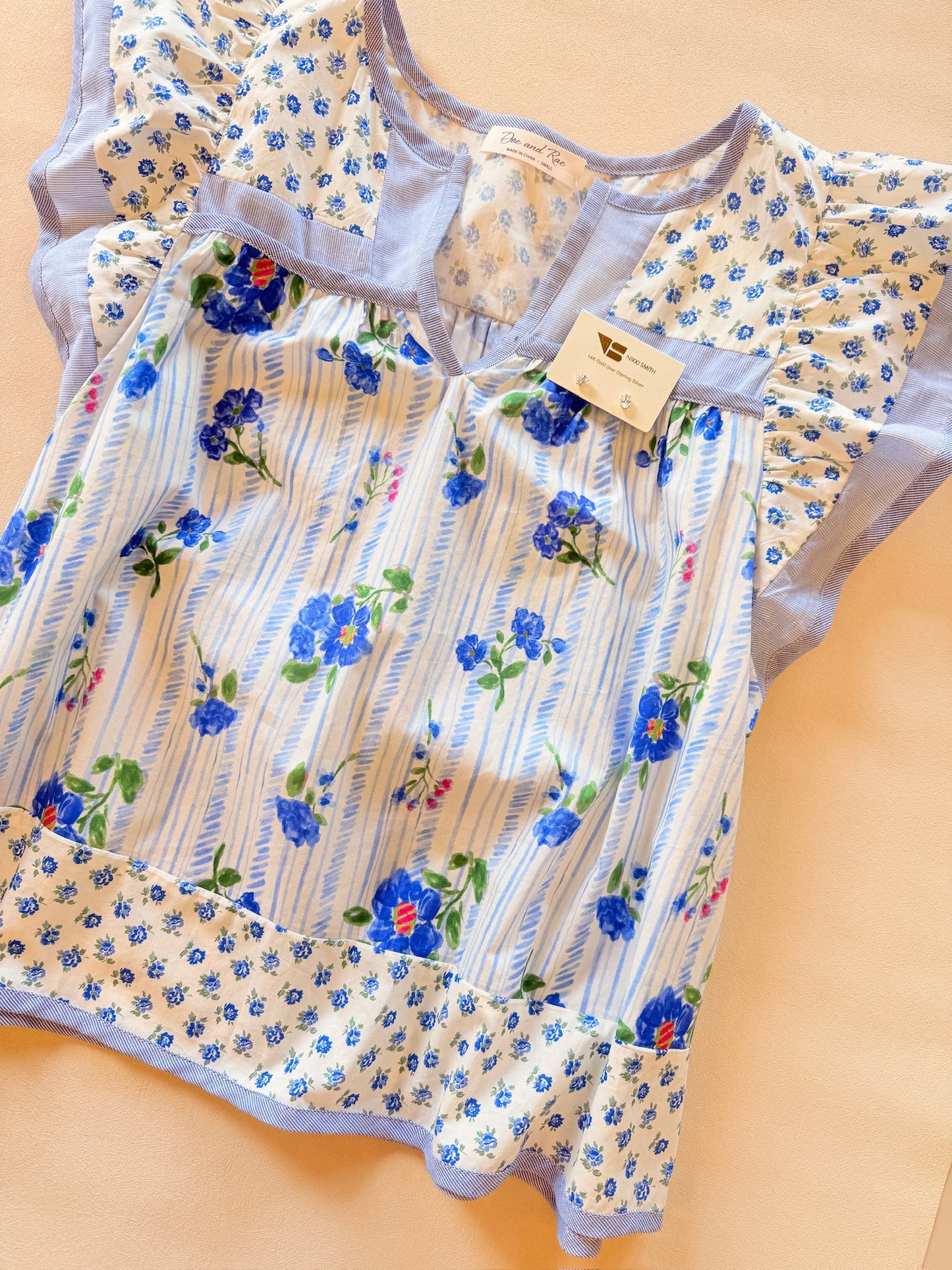 Flata Flutter Sleeve Top