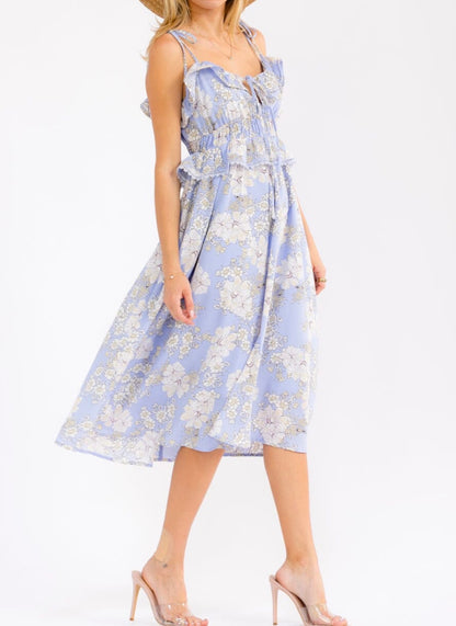 Ruffle Trim Dress
