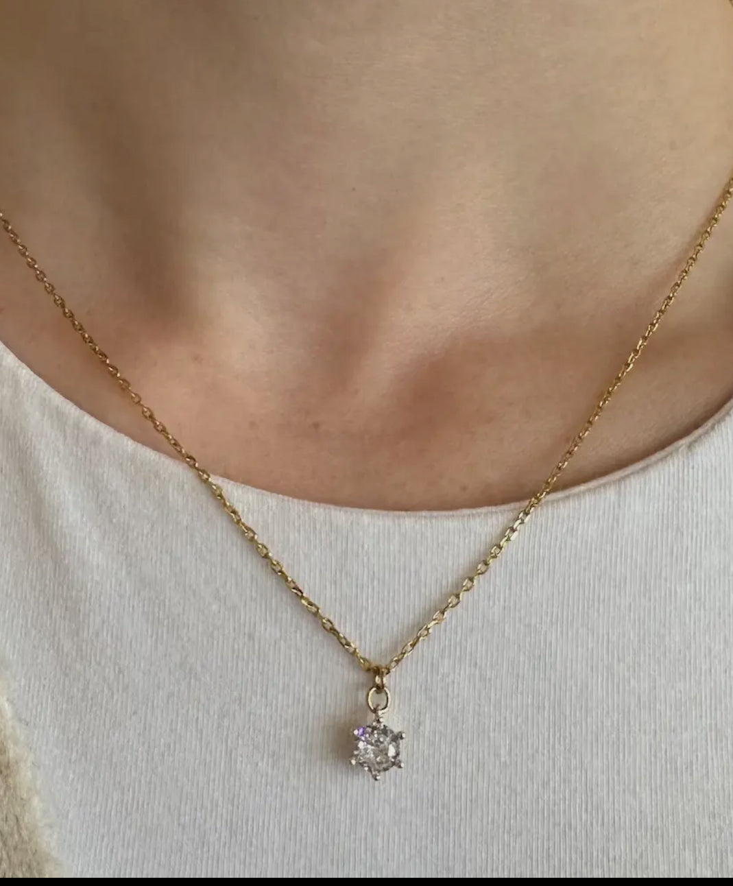 Gold Diamond Necklace