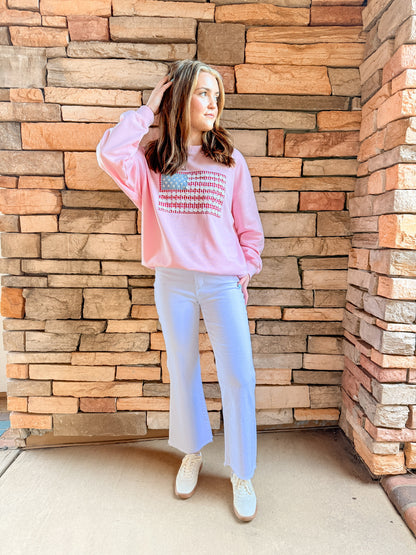 Too Cute In Pink Sweatshirt