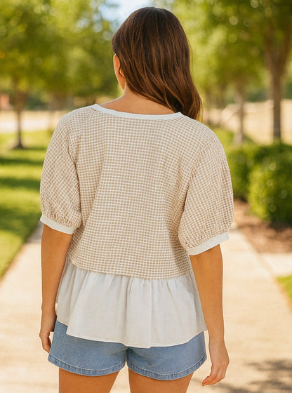 Work It, Mixed Media Top