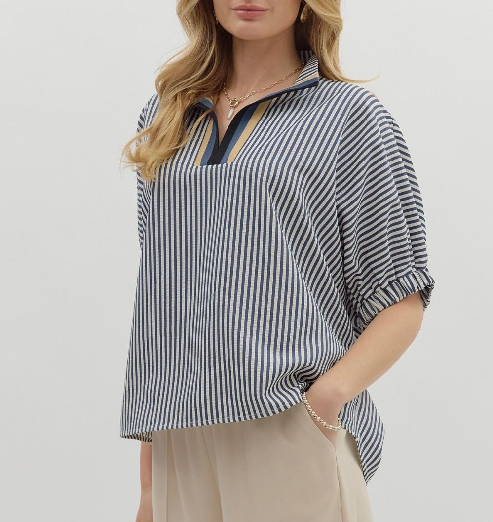 Sasha Stripe Top