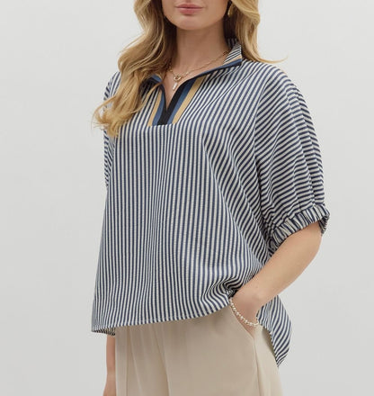 Sasha Stripe Top