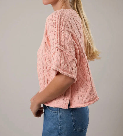 Cora Coral Sweater
