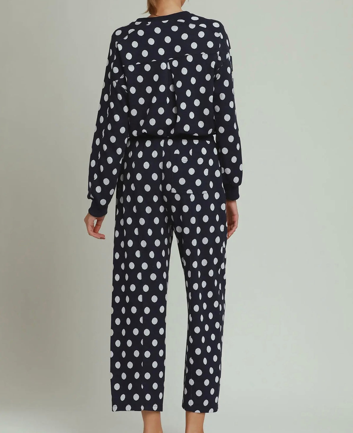 It’s Not Over Navy Polka Dot Set