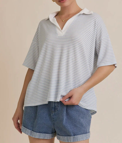 Baide Boxy Polo Shirt